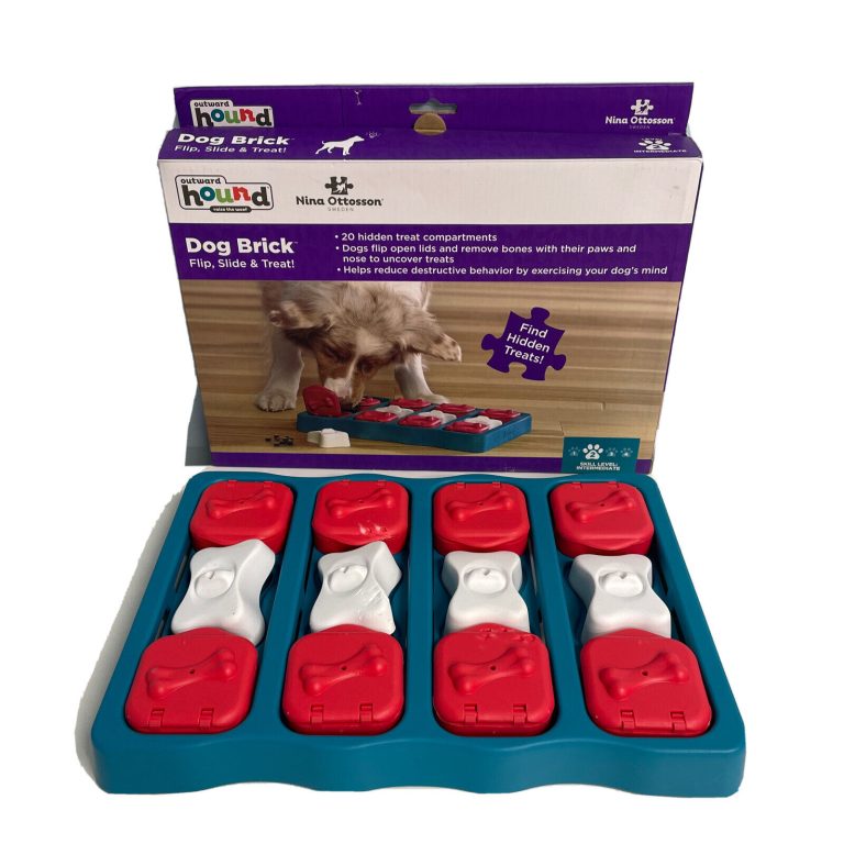 Nina Ottosson by Outward Hound Brick Puzzle Game Dog Toy