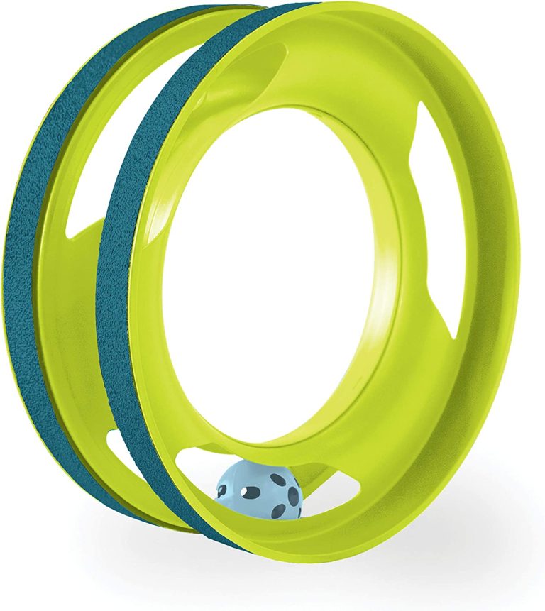 Petstages Ring Track Green Roll and Chase Interactive Cat Track Toy